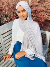 Load image into Gallery viewer, Light gray-Jersey Hijab