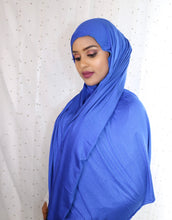 Load image into Gallery viewer, Navy-Jersey Hijab