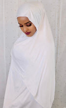 Load image into Gallery viewer, White-Jersey Hijab