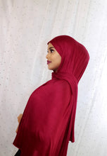 Load image into Gallery viewer, Burgundy-Jersey Hijab