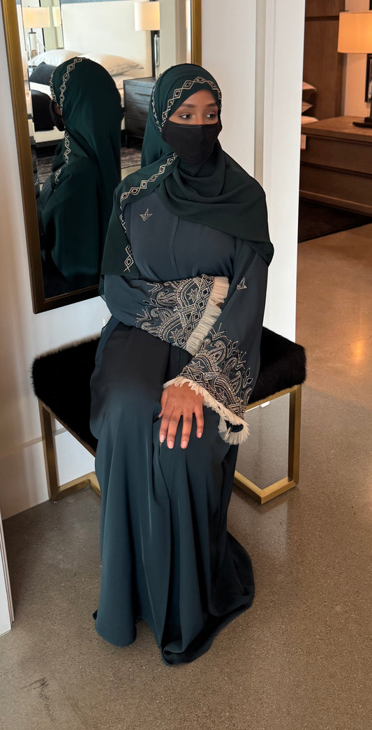 Afreen Abaya Emerald