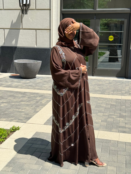 Lamani Brown Abaya