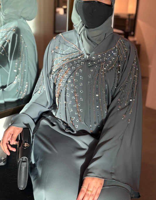 Maryam Green Abaya