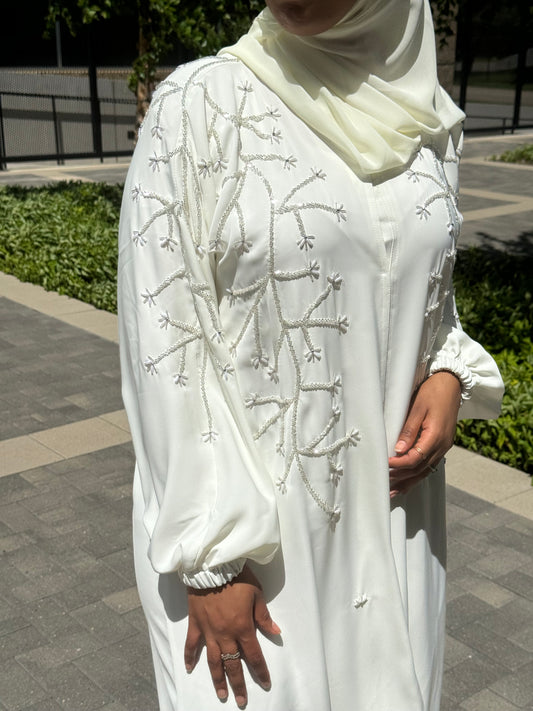 Baredina Off-white Abaya