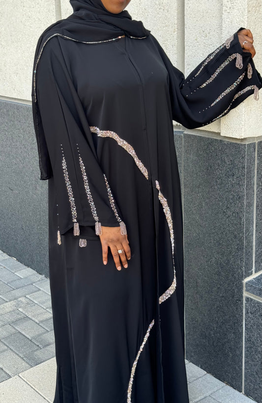 Firani Black Abaya