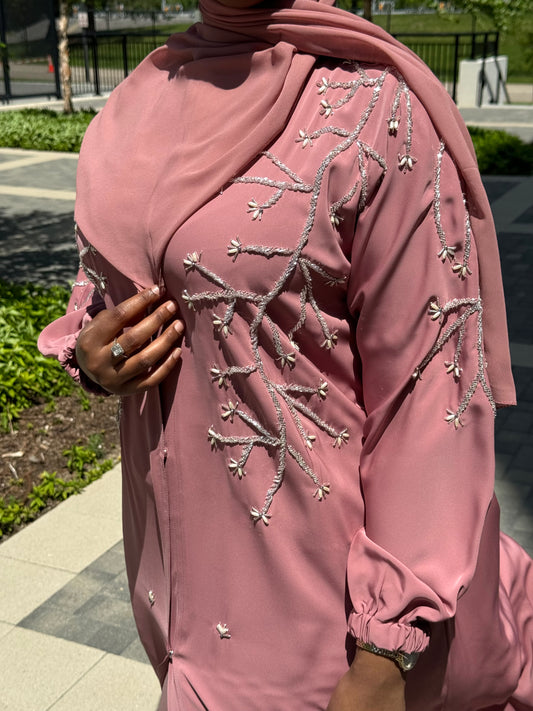 Baredina Blush Pink Abaya
