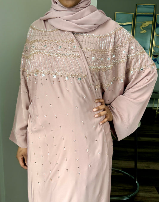 Luxury Abaya Nude