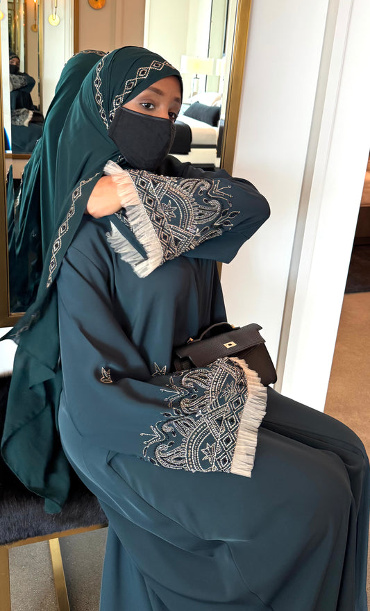 Afreen Abaya Emerald