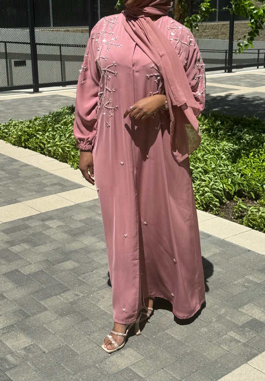 Baredina Blush Pink Abaya