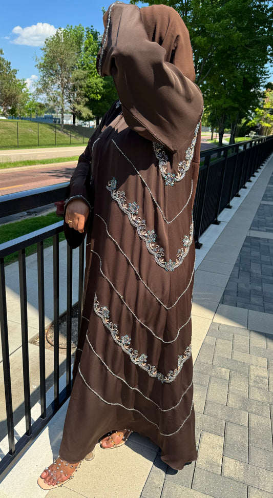 Lamani Brown Abaya
