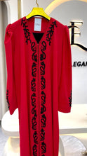 Load image into Gallery viewer, Maida Red Abaya
