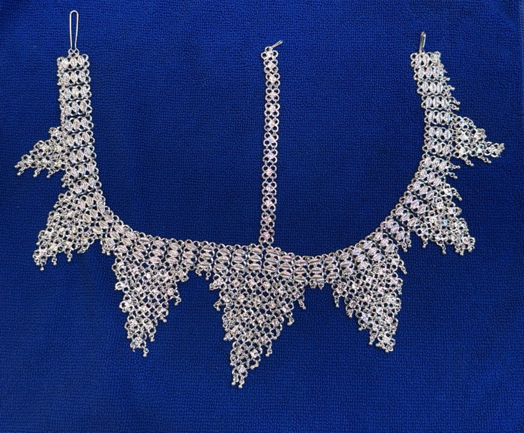 Traditional Oromo/Harari Headpiece Qarma- in Silver