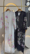 Load and play video in Gallery viewer, Luxury Lace Black Abaya
