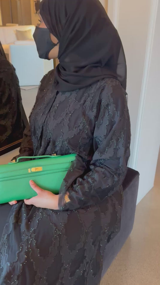 Nora Black on Black Abaya