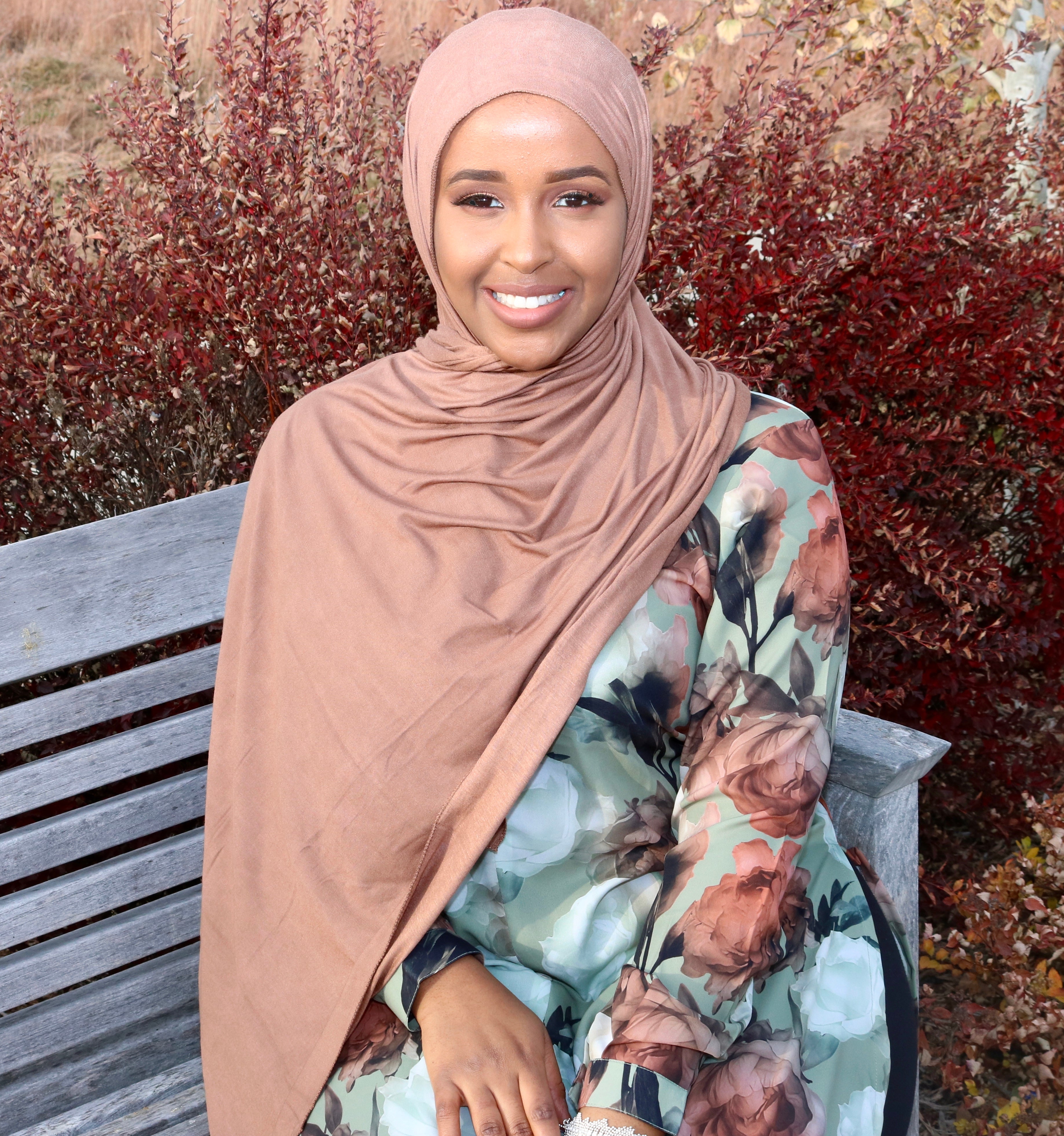 Light brown-Jersey Hijab