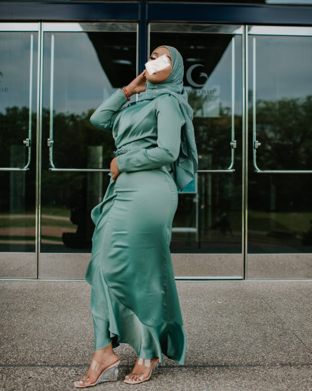 Nanbooni Satin Dress