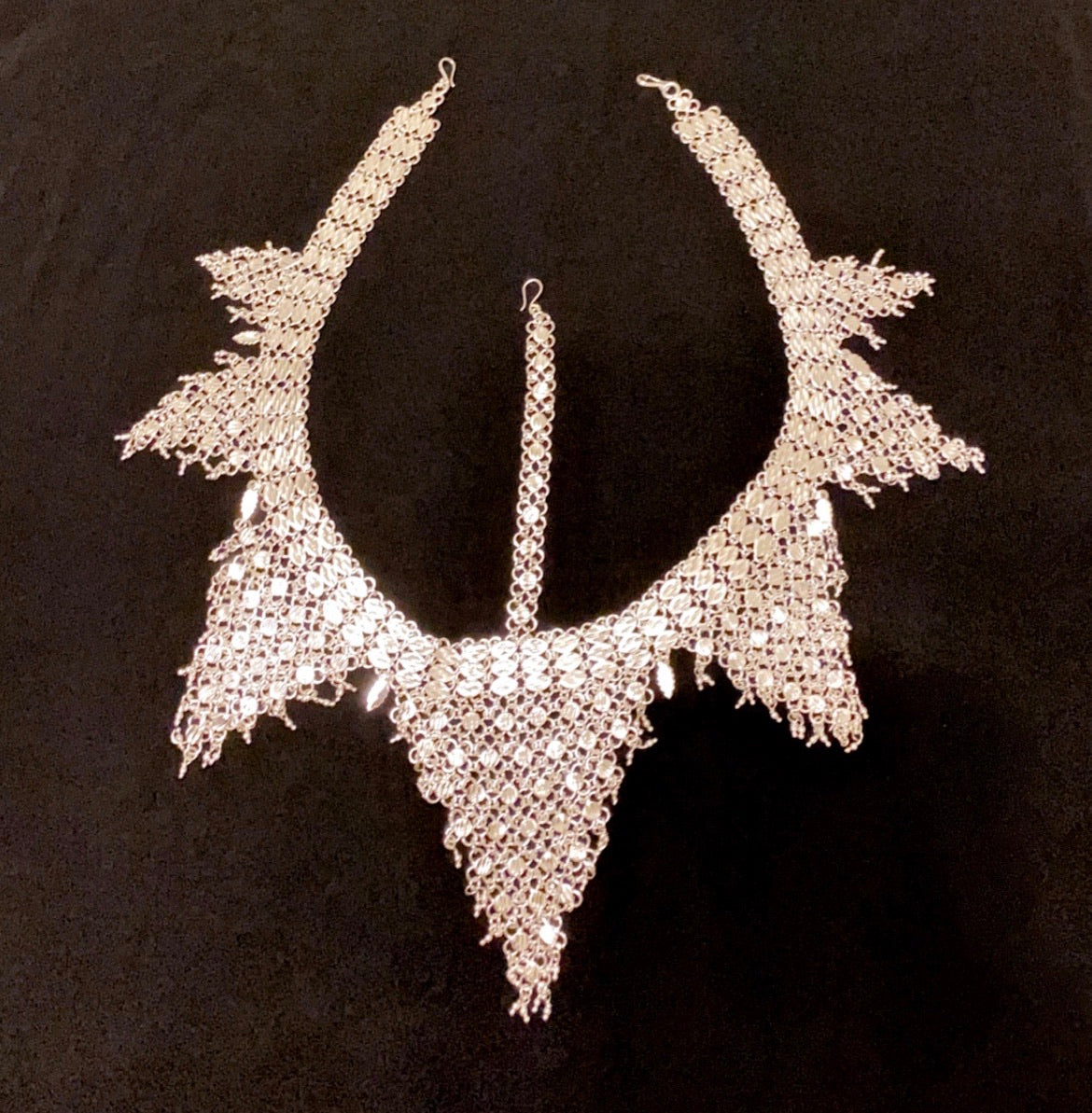 Traditional Oromo/Harari Headpiece Qarma- in Silver