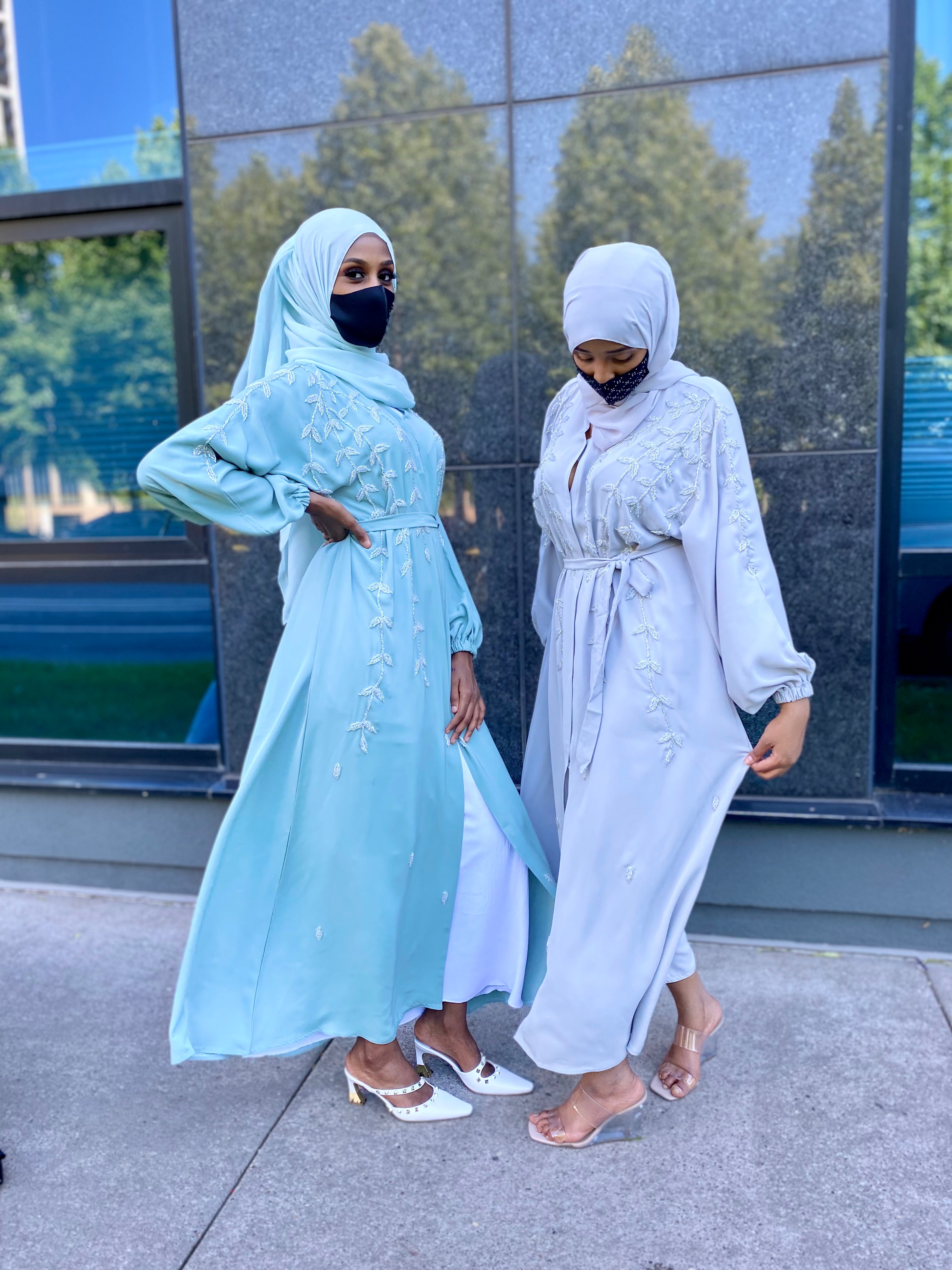 Asusal Powder Abaya