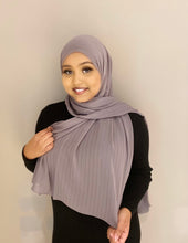 Load image into Gallery viewer, Luxury Chiffon Hijab-Gray
