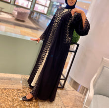 Load image into Gallery viewer, Open Black Abaya
