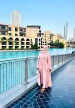 Load image into Gallery viewer, Safali Two Piece Abaya Blush Pink
